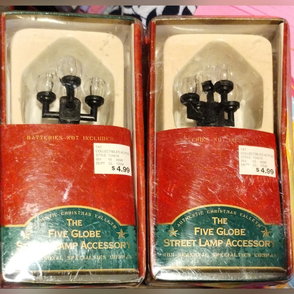 Seasonal Specialties Company The Five Globe Street Lamp Accessory x2
